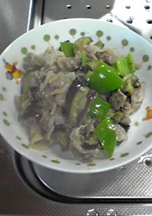 茄子と豚肉の味噌炒め-レシピのメイン写真