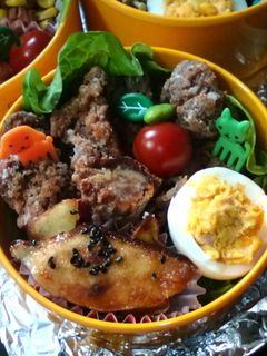 お弁当に♪ほんのひと手間、ゆでたまご-レシピのメイン写真