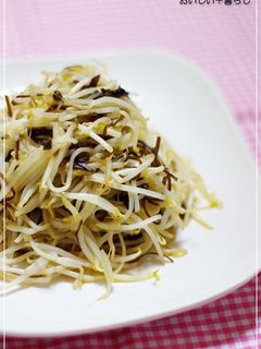 もやしと塩昆布炒め-レシピのメイン写真