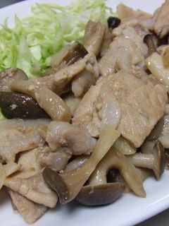 ☆豚肉ときのこのガーリック炒め☆-レシピのメイン写真