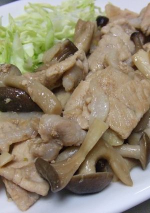 ☆豚肉ときのこのガーリック炒め☆-レシピのメイン写真