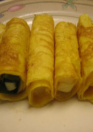 卵１つで卵焼き(丸フライパンで焼く方法）-レシピのメイン写真