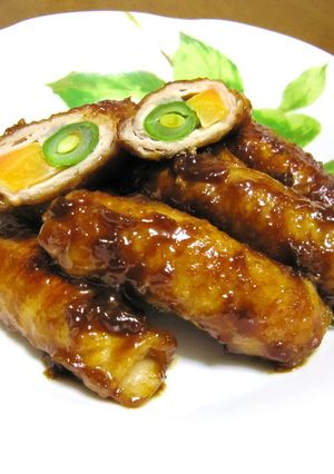 ∮人参といんげん✰にんにく味噌✰照焼き∮-レシピのメイン写真