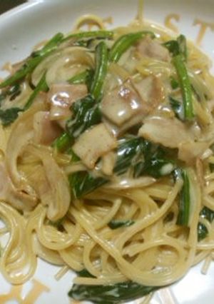 ほうれん草とベーコンのクリームパスタ-レシピのメイン写真