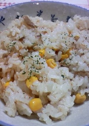 ツナとコーンの洋風炊き込みごはん-レシピのメイン写真