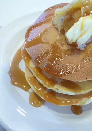 ●ホットケーキ～さつまいもマッシュ～●-レシピのメイン写真