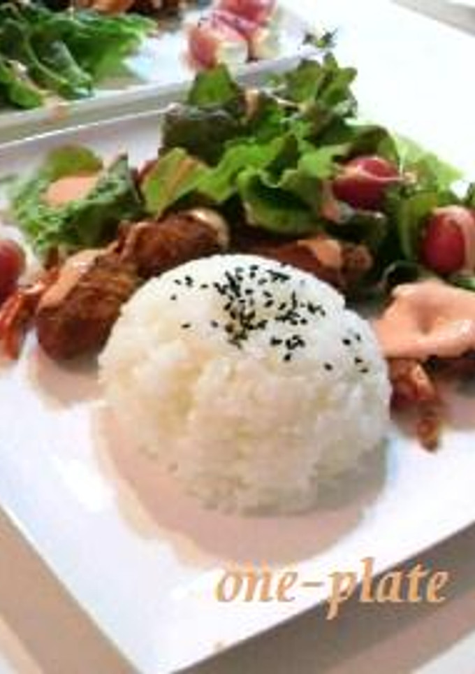 カフェ風＊エビのから揚げピリ辛ソースがけ-レシピのメイン写真