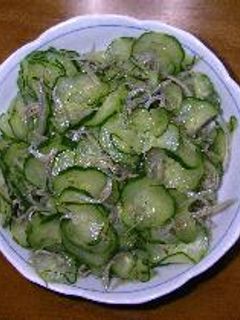 きゅうりとじゃこの酢の物-レシピのメイン写真