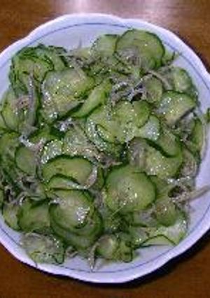 きゅうりとじゃこの酢の物-レシピのメイン写真