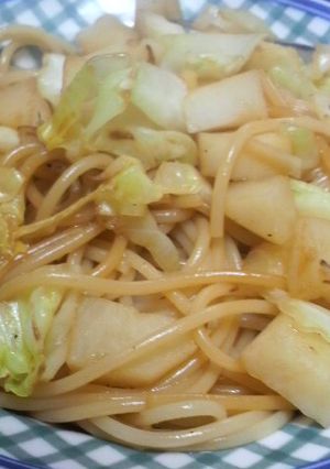 じゃがいもとキャベツの和風パスタ-レシピのメイン写真