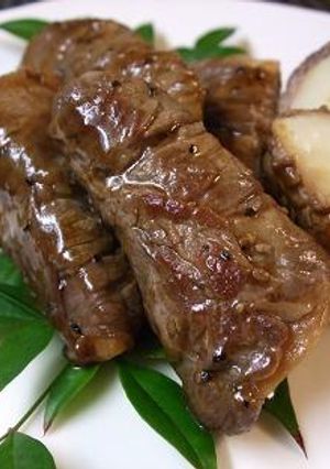 オイスターソース味の肉巻きたけのこ-レシピのメイン写真