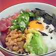 定番☆アボカドとマグロのネバネバ丼