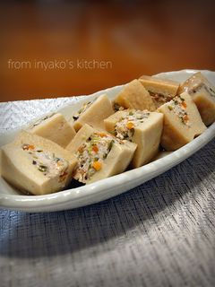 *高野豆腐のじゅわっと肉詰め煮*-レシピのメイン写真