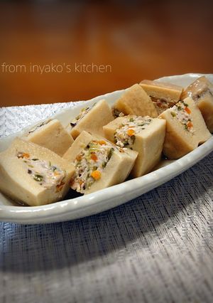*高野豆腐のじゅわっと肉詰め煮*-レシピのメイン写真