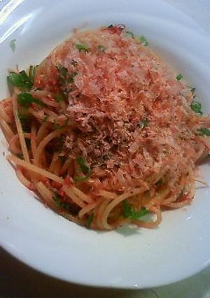 コンビーフ和風スパゲティ-レシピのメイン写真