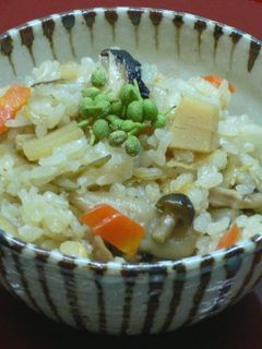 春の味覚を楽しむ③ たけのこご飯-レシピのメイン写真