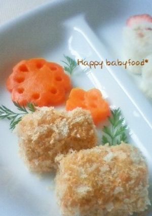 離乳食手づかみ☆コーンコロッケ-レシピのメイン写真