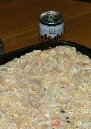 長芋でもんじゃ焼き-レシピのメイン写真