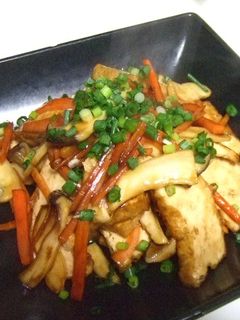 厚揚げとエリンギのオイスターソース炒め-レシピのメイン写真
