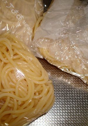 茹でパスタの保存法-レシピのメイン写真