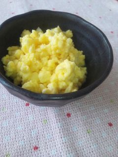 電子レンジでチン♡簡単いり卵-レシピのメイン写真