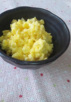 電子レンジでチン♡簡単いり卵-レシピのメイン写真