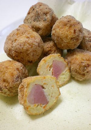 鶏胸肉deベーコン包み揚-レシピのメイン写真