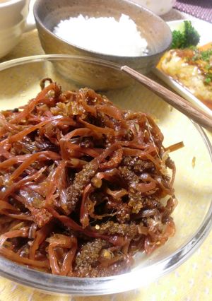 ♬春♬ つくしの佃煮-レシピのメイン写真