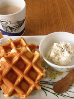 クリームチーズのワッフル-レシピのメイン写真