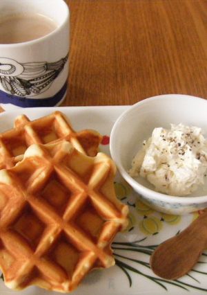 クリームチーズのワッフル-レシピのメイン写真