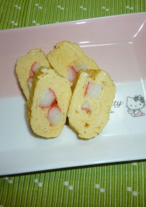 たまご焼き　INｶﾆｶﾏ　-レシピのメイン写真