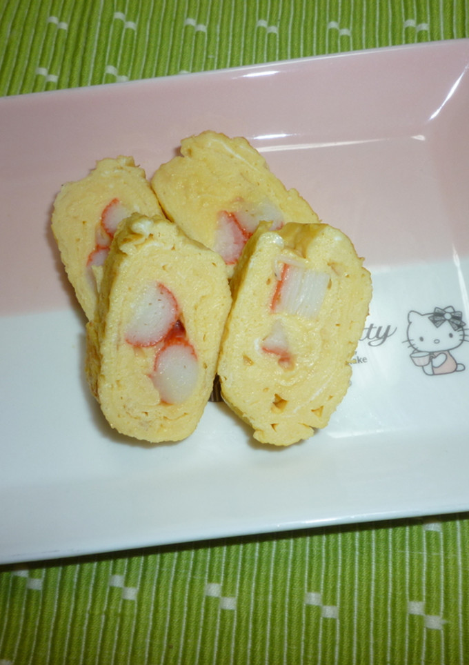 たまご焼き　INｶﾆｶﾏ　-レシピのメイン写真