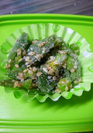 シンプル☆スナップえんどうとゴマだけ-レシピのメイン写真
