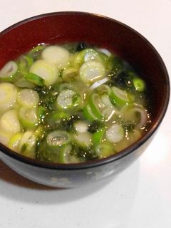 ねぎと磯のりのお味噌汁-レシピのメイン写真