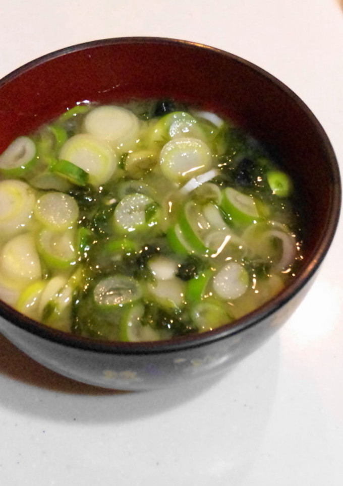 ねぎと磯のりのお味噌汁-レシピのメイン写真