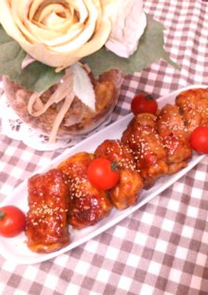 ☆高野豆腐のテリテリ肉巻き☆-レシピのメイン写真