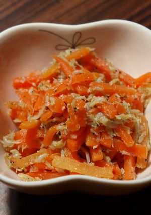 にんじん一人１本で！甘旨しらすにんじん-レシピのメイン写真