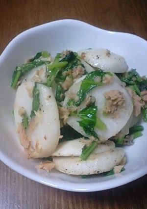 簡単早旨☆ツナかぶ炒め-レシピのメイン写真
