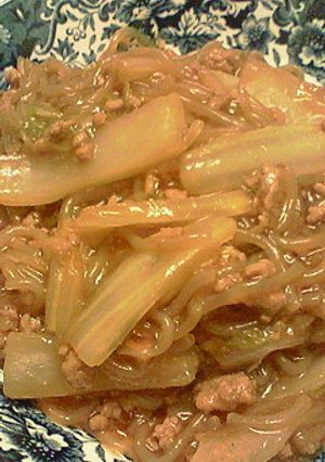 カロリーオフな白菜入り麻婆白滝-レシピのメイン写真