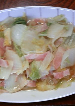 白菜とベーコンのコンソメ煮（＊：＊）-レシピのメイン写真