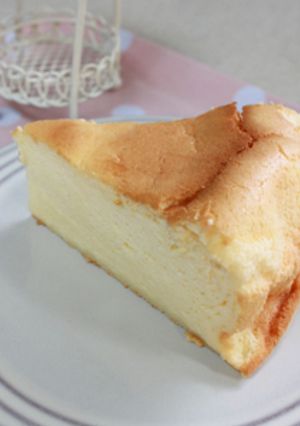材料これだけ!スフレチーズケーキ♡-レシピのメイン写真