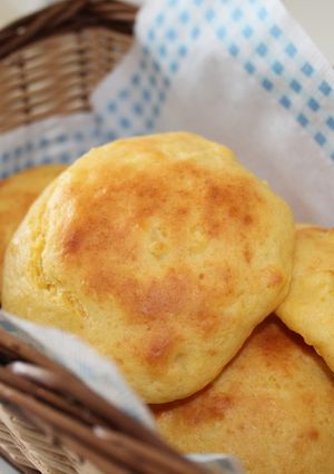 離乳食後期♡にんじんとりんごのお豆腐パン-レシピのメイン写真