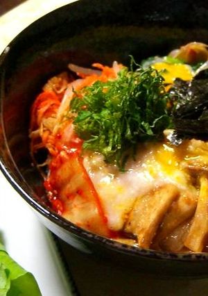 デラックス!とろろビビンバ丼-レシピのメイン写真