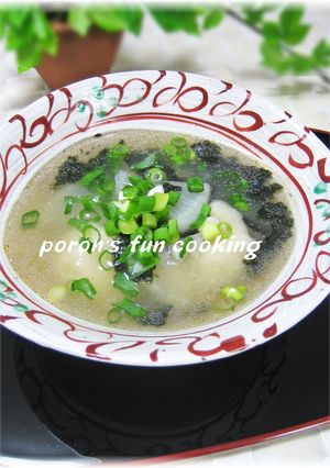 お好み焼き粉deだんご汁♬-レシピのメイン写真