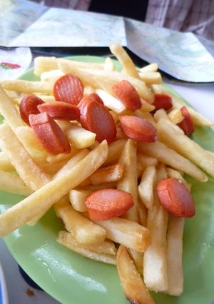 Salchipapasサルチパパス＠南米-レシピのメイン写真
