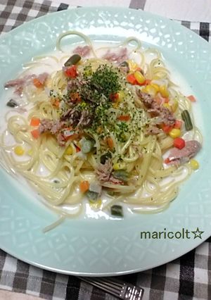 やさしいミルクパスタ♪-レシピのメイン写真