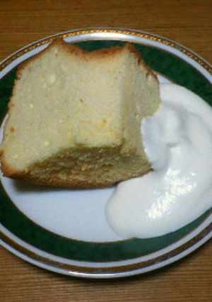 ふわふわシフォンケーキ-レシピのメイン写真