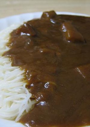 男の料理 カレーそうめん-レシピのメイン写真
