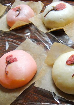 ＊桜まんじゅう＊クリームチーズカスター-レシピのメイン写真