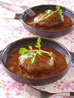 我が家の煮込みハンバーグ-レシピのメイン写真